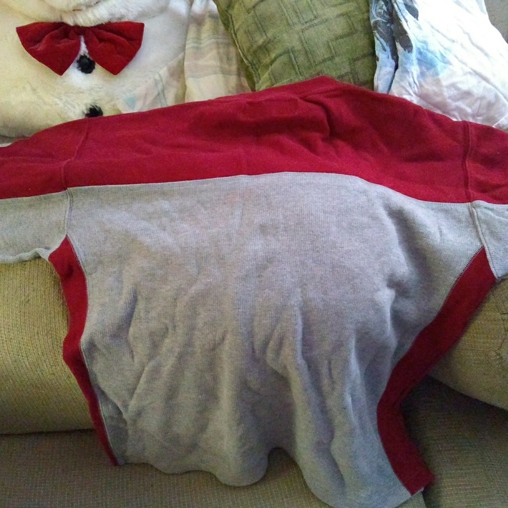 A pull over shirt